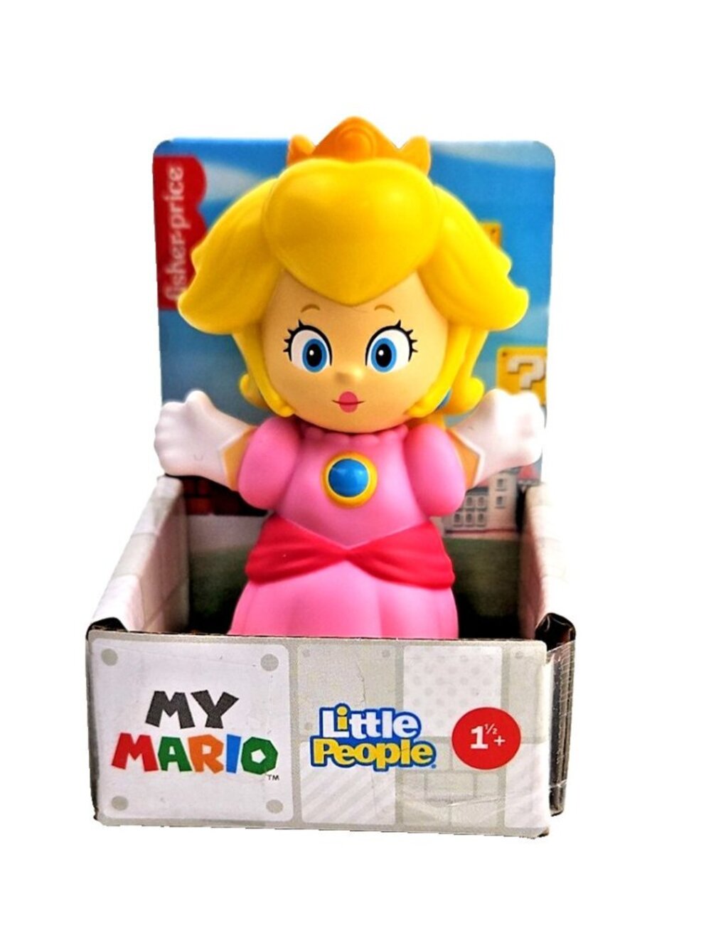 Fisher Price Little People My Mario Princess Peach Figure Nintendo Super Mario